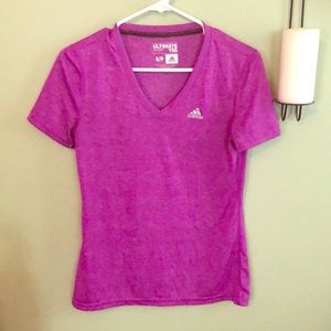 Adidas v neck top. Small